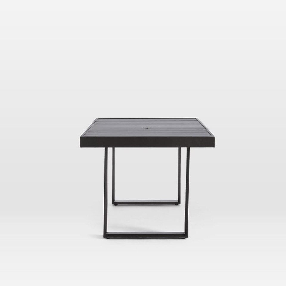 Portside Aluminium Outdoor Dining Table West Elm Australia